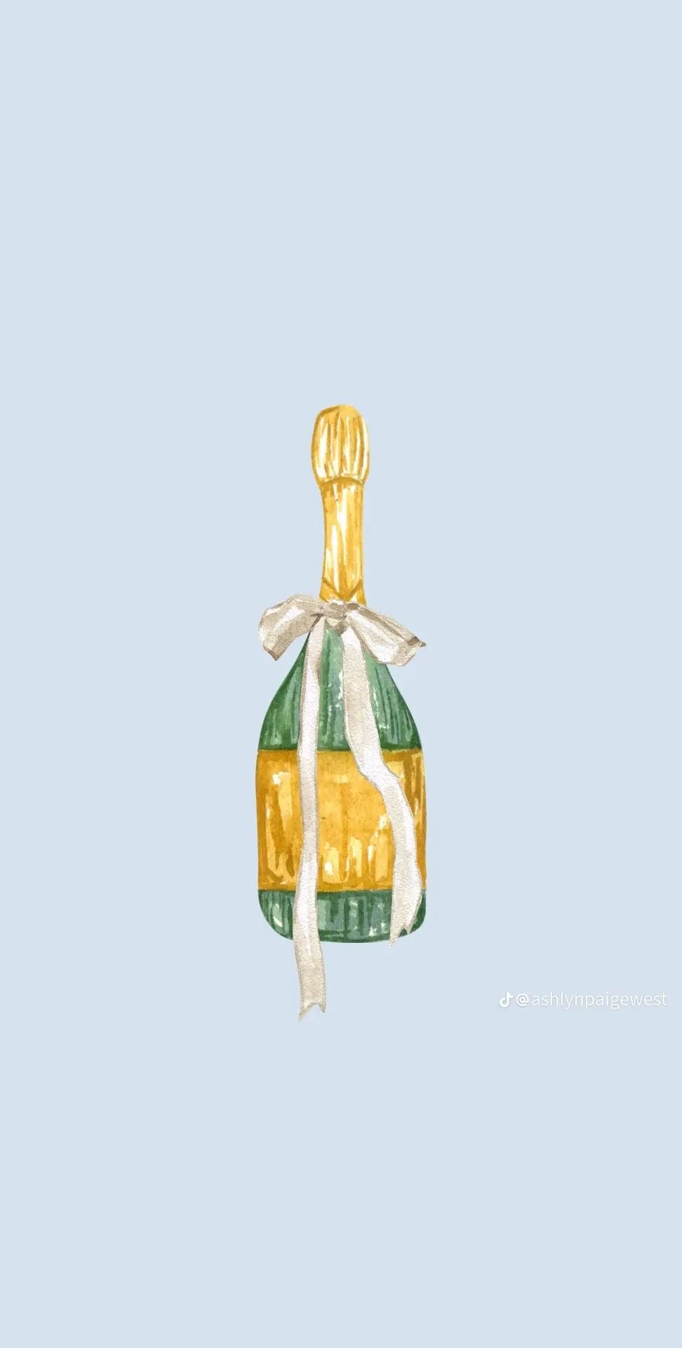 Custom Painted Bottle
