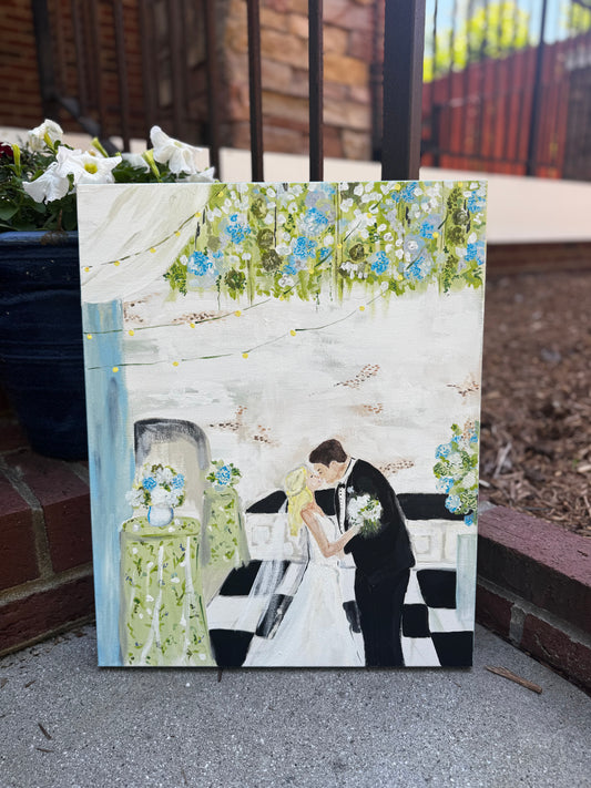 Live Wedding Painting